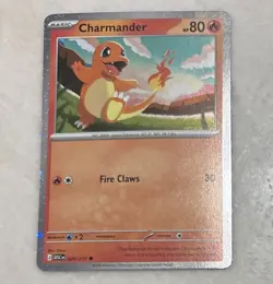 Pokemon Charmander 20/217 Ascended Heroes Cosmo Holo Promo TCG NM - Image 1