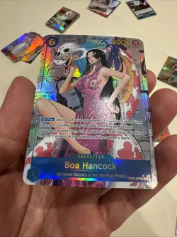 One Piece CCG Boa Hancock Alternate Art Manga, OP07-051 English Custom Card - Image 5
