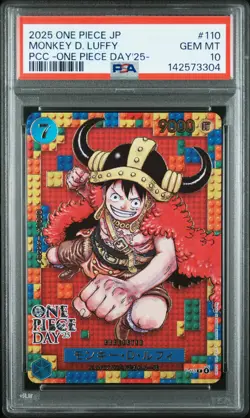 2025 ONE PIECE JPN PREMIUM COLLECTION ONE PIECE DAY'25 MONKEY D. LUFFY PSA 10 - Image 1