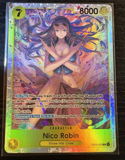 One Piece Nico Robin SR EB03-055 Heroines English NM+ - Image 1