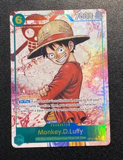 Monkey D. Luffy OP13-118 SEC Alt Art One Piece Carrying On His Will English Foil - Image 1