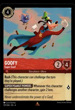 Goofy - Super Goof #107 Disney Lorcana Ursula's Return X1 - Image 1