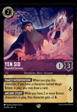 Yen Sid - Powerful Sorcerer #59 Disney Lorcana Ursula's Return X1 - Image 1