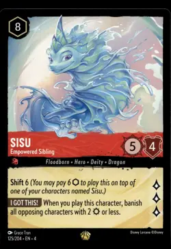 Sisu - Empowered Sibling #125 Disney Lorcana Ursula's Return X1 - Image 1