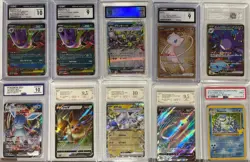 87 Card Pokemon Graded Lot Charizard , Blastoise , Mew Metal , Gengar , Umbreon - Image 2