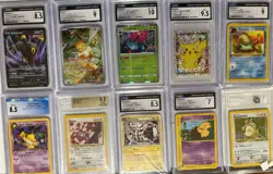 87 Card Pokemon Graded Lot Charizard , Blastoise , Mew Metal , Gengar , Umbreon - Image 3