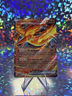 Team Rocket's Moltres ex 031/182 SV10: Destined Rivals Pokemon Card TCG - Image 1