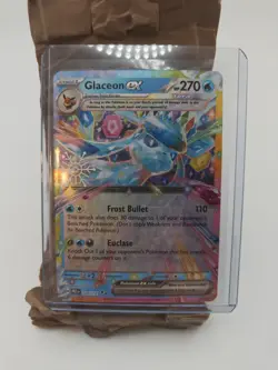Glaceon ex 026/131 Pokemon TCG Holiday Calendar 2025 Festive Stamp Promo Card - Image 1