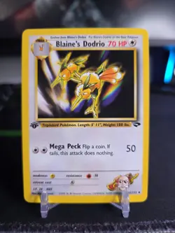 Blaine's Dodrio 32/132 - Gym Challenge 1st Edition - Pokemon Card NM-M - Image 1
