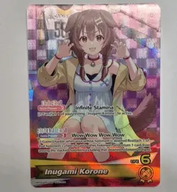Hololive Card Game Inugami Korone OSR Elite Spark hBP03-006 - Image 1