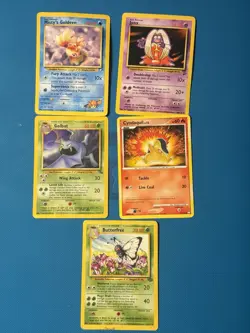 HP/MP/LP Vintage Pokemon Cards- LOT OF 5 #2 - Image 1