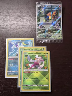 Pokemon Cards Lot (Radiants + Charmander 151 Promo Sealed) - Image 1