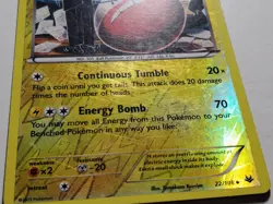 REVERSE HOLO Electrode 22/108 PL - XY Roaring Skies Pokemon Card Tomokazu Komiya - Image 2