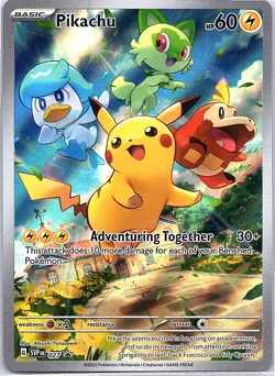 Pikachu - Promo SV: Scarlet & Violet Promo Cards 027 NM - Image 1