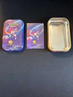 Pokemon TCG Kanto Mini Tin & 20+ Card Lot Mew Insert - Image 3