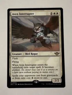 MTG Aven Interrupter - Outlaws Of Thunder Junction LP - Image 1