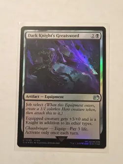 Dark Knight's Greatsword (Foil) - Final Fantasy - LP - Uncommon - Equipment - Image 1
