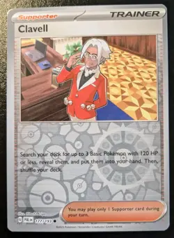Clavell 177/193 Reverse Holo Common Scarlet & Violet: Paldea Evolved Pokemon TCG - Image 1