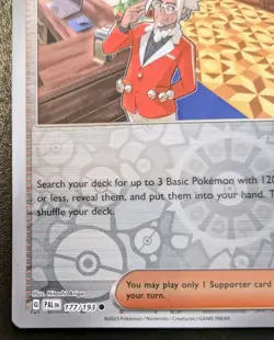 Clavell 177/193 Reverse Holo Common Scarlet & Violet: Paldea Evolved Pokemon TCG - Image 4