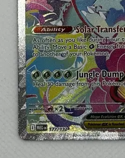 Pokemon TCG Mega Venusaur EX Special Illustration 177/132 Rare Mega Evolution - Image 4