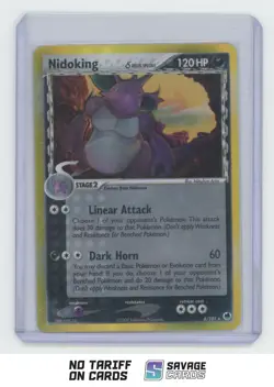 2006 Pokemon EX Dragon Frontiers Holo Nidoking #6/101 - Image 1