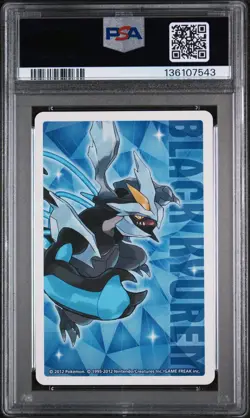 2012 POKEMON BLACK 2 PLAYING CARDS 3 OF HEARTS EMOLGA PSA 10 - Image 2