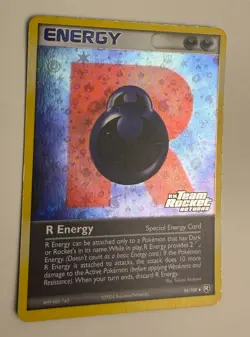 2004 POKEMON EX TEAM ROCKET RETURNS R ENERGY 95/109 REVERSE STAMPED HOLO - Image 5