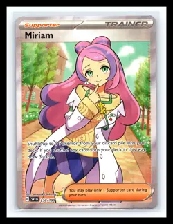 💥 Miriam 238/198 Pokemon TCG Ultra Rare Full Art Holo SV01: Scarlet & Violet - Image 1