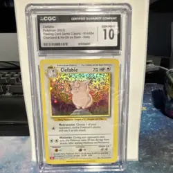Pokemon Clefable TCG Classic: Charizard #014/034 CGC 10 GEM MINT Holo English - Image 1