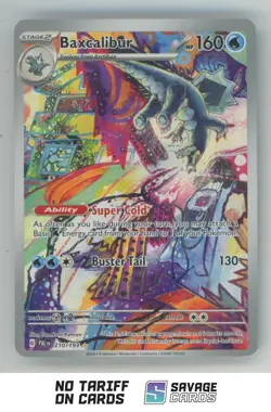 2023 Pokemon Scarlet & Violet Paldea Evolved Holo Baxcalibur #210/193 - Image 1