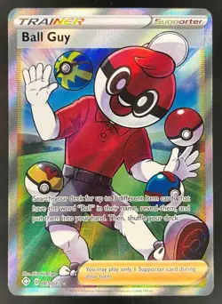 Pokemon Full Art Trainer Lot (4) Bea 193/185, Ball Guy 65/72, Atticus, Mustard - Image 4