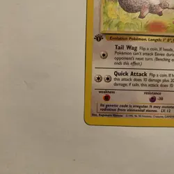 1999 Pokemon Jungle 1st Edition Eevee #51/64 Vintage - Image 5