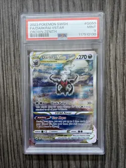 Pokemon TCG Darkrai VSTAR Crown Zenith: Galarian Gallery PSA 9 - Image 1