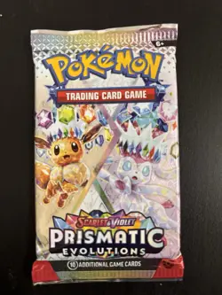 22.5g! HEAVY Prismatic Evolutions Booster Pack Pokemon TCG -Sylveon Artwork NEW - Image 2