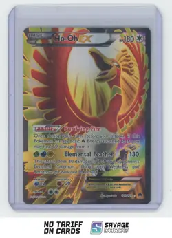 2016 Pokemon XY BREAKpoint Full Art Ho-Oh EX #121/122 - Image 1