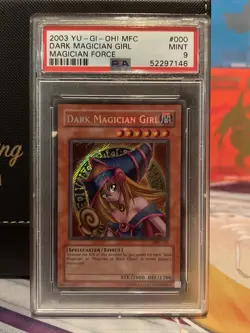 PSA 9 MINT Yu-Gi-Oh! Dark Magician Girl 2003 MFC-000 - Image 1