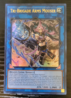 Yu-Gi-Oh Tri-Brigade Arms Mouser 1st Edition Ultra Rare DOOD-EN051 Nm - Image 1