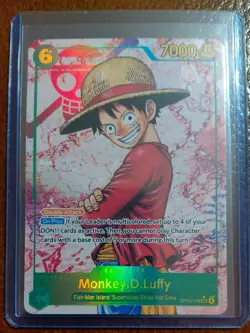 Monkey D. Luffy OP13-118 SEC Alt Art One Piece Carrying On His Will English NM - Image 1