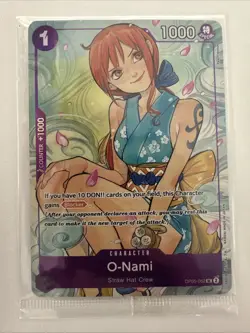 One Piece O-Nami OP05-062 SR Full Art Illustration Box Vol. 1 Sealed - TCCCX - Image 1