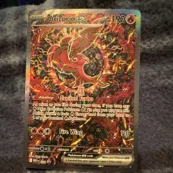 Pokemon Oricorio EX 024 Me: Mega Evolution Promo Full Art Holo Card (English) - Image 1