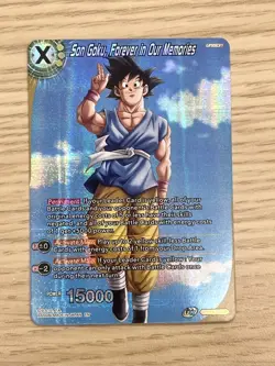 Son Goku Forever In Our Memories #BT11-093 R Dragon Ball Super Card Game - Image 1