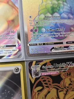 Pokemon Cards Lot (Eevee Vmax + Steel Ultra Rare + Rainbow & Gold) - Image 3