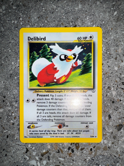 Pokemon TCG Cards Delibird 5/64 Neo Revelation Holo Rare EXC-NM - Image 4