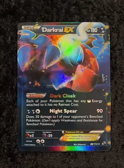 Darkrai EX 63/108 Dark Explorers NM Ultra Rare Pokemon Card - Image 1
