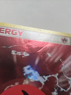 DAMAGED Fire Energy 106/110 Holofoil Holon Phantoms AUTHENTIC Pokemon Card - Image 2