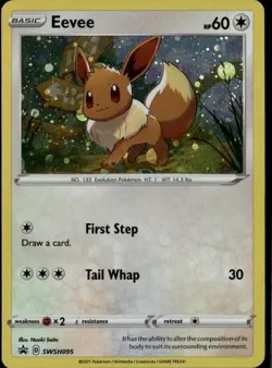 Eevee - Promo SWSH: Sword & Shield Promo Cards SWSH095 Colorless Holo Pokemon Ca - Image 1