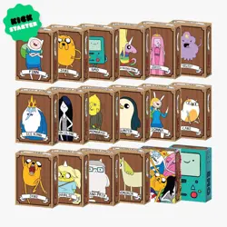 New Adventure Time Card Wars Kickstarter Set Lot of 18 Original Tuck Boxes - Image 2