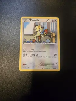 Pokemon TCG Black and White Promos Meowth #BW35 Black Star Promo Card - Image 1