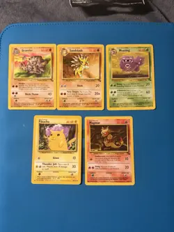 HP/MP/LP Vintage Pokemon Cards- LOT OF 5 #3 636996769661 - Image 1