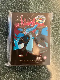 Pokemon EUIC 2026 Exclusive Competitor Mega Charizard X TCG Card Sleeves - Image 4